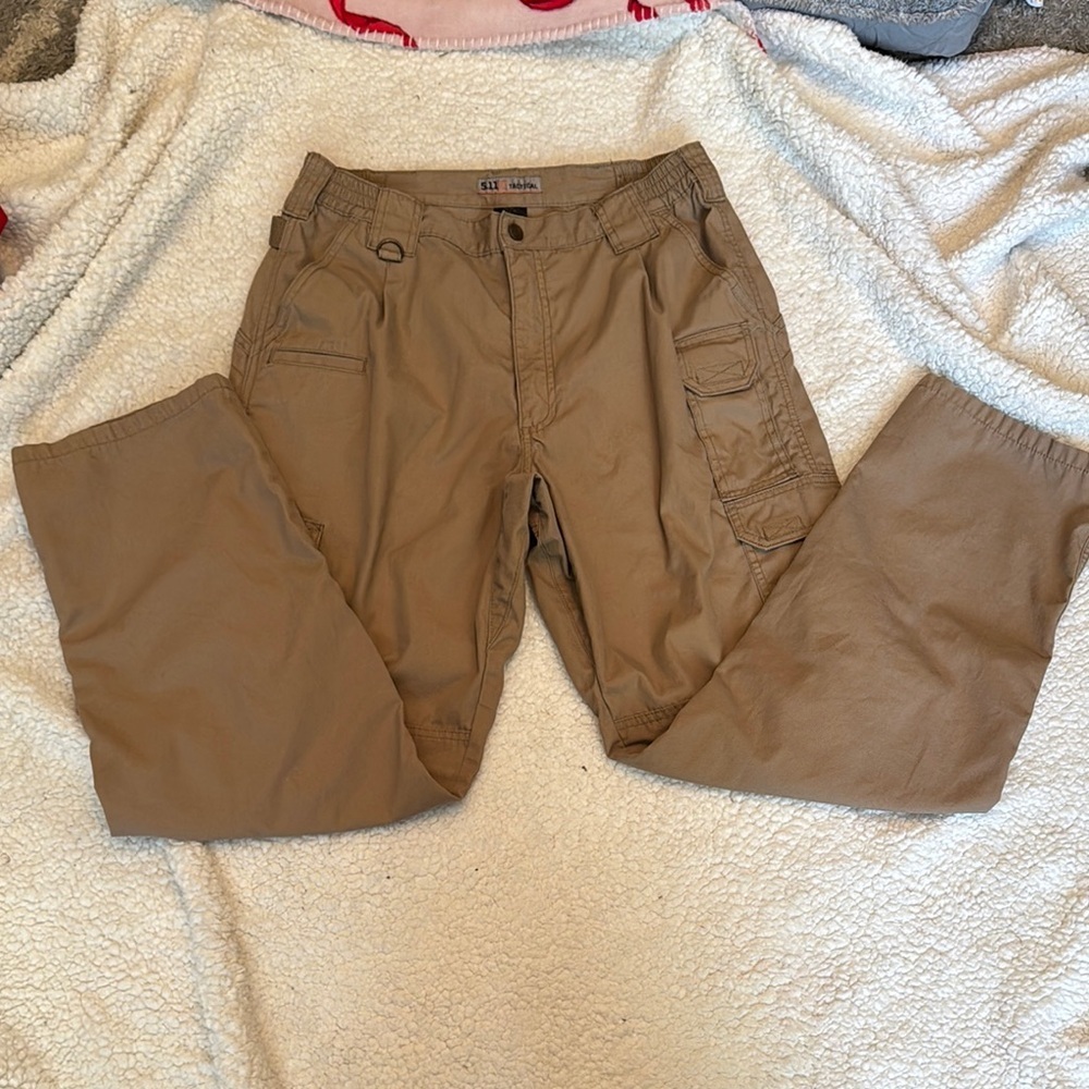 5.11 Tactical Tan Cargo Pants Durable Everyday Wear